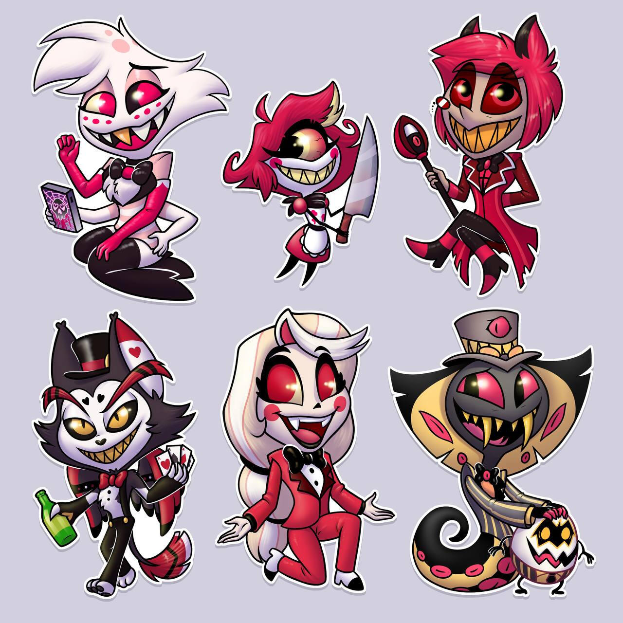 Hazbin Stickers 4/2/24